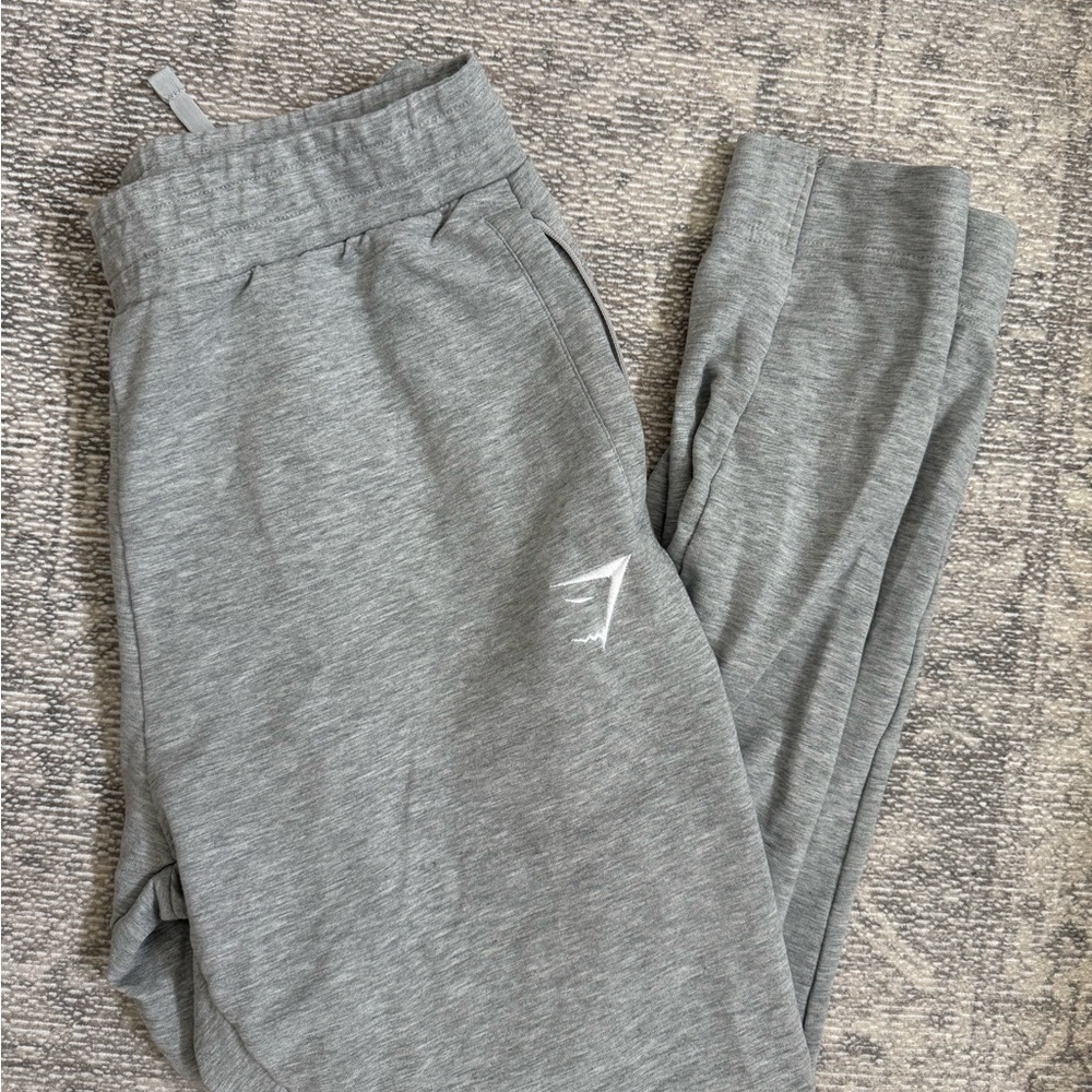 Gymshark Men Light Gray Sweatpants